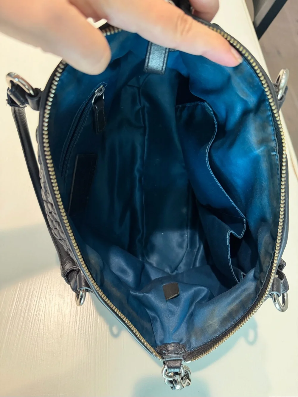 Coach Madison Quilted Chevron Nylon Sophia 70th Anniversary Bag #18637